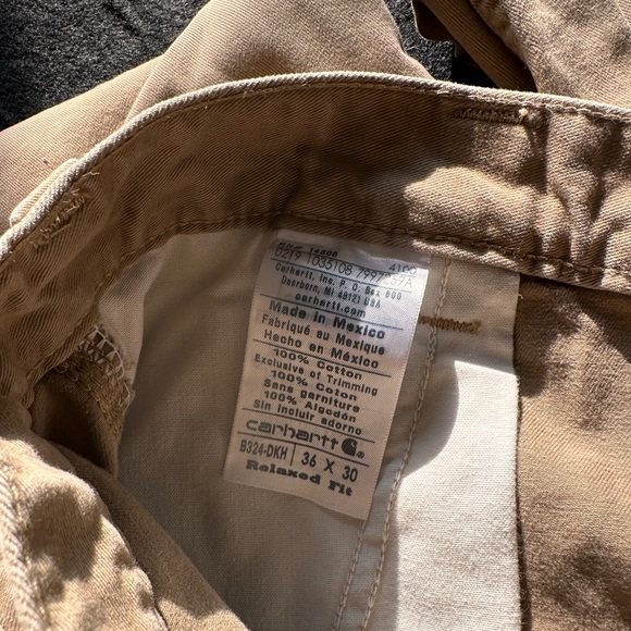 CARHARTT Relaxed Fit Pants - Size 36x30 - Picture 3 of 3
